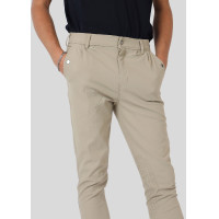 Calça de Montar Gary homem grip nos joelhos Bege