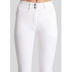 Calça de Montaria Megan cintura alta feminina full grip Vol 2 Branco Calça de Montaria Megan cintura alta feminina full grip Vol 2 Branco