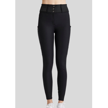 Calça Montar MoAmélia Softshell full grip feminina Preto Calça Montar MoAmélia Softshell full grip feminina Preto