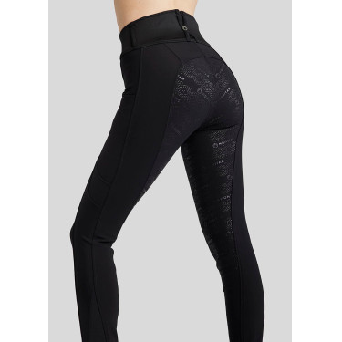 Calça Montar MoAmélia Softshell full grip feminina Preto Calça Montar MoAmélia Softshell full grip feminina Preto