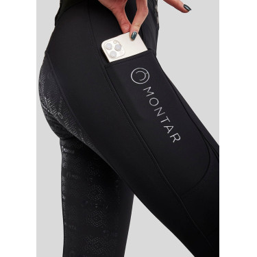 Calça Montar MoAmélia Softshell full grip feminina Preto Calça Montar MoAmélia Softshell full grip feminina Preto