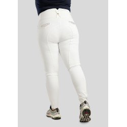Calça de montaria cintura alta Briella crystal Rose gold Curve full grip feminina Calça de montaria cintura alta Briella crystal Rose gold Curve full grip feminina