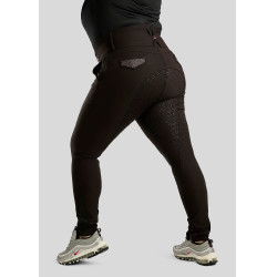 Calça de montaria cintura alta Briella crystal Rose gold Curve full grip feminina Preto Calça de montaria cintura alta Briella crystal Rose gold Curve full grip feminina Preto