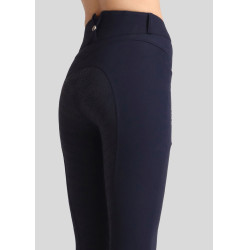 Calça de montaria cintura alta ESS Megan Vol 2 Curve feminina Marinho escuro Azul