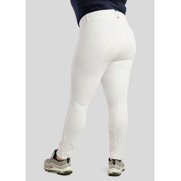 Calça de montaria cintura alta ESS Megan Vol 2 Curve feminina Branco