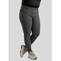 Calça de montaria cintura alta ESS Megan Vol 2 Curve feminina Marinho escuro Azul Calça de montaria cintura alta ESS Megan Vol 2 Curve feminina Marinho escuro Azul