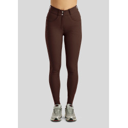 Calça de montaria cintura alta ESS Megan Vol 2 Curve feminina Castanho Calça de montaria cintura alta ESS Megan Vol 2 Curve feminina Castanho