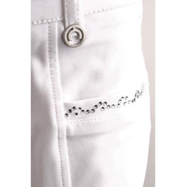 Calça de Montar Yati Crystal Júnior full grip Calça de Montar Yati Crystal Júnior full grip