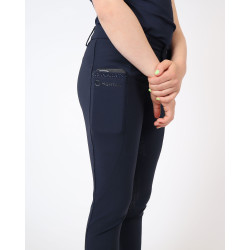 Calça de Montar Yati Crystal Júnior full grip Marinho Azul-marinho Calça de Montar Yati Crystal Júnior full grip Marinho Azul-marinho