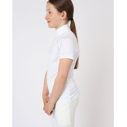 Polo de competição Montar Bling Junior Branco Polo de competição Montar Bling Junior Branco