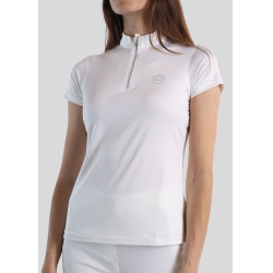 Pólo de concurso Montar Everly crystal logo Curve mulher Pólo de concurso Montar Everly crystal logo Curve mulher