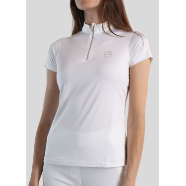 Pólo de concurso Montar Everly crystal logo Curve mulher Pólo de concurso Montar Everly crystal logo Curve mulher