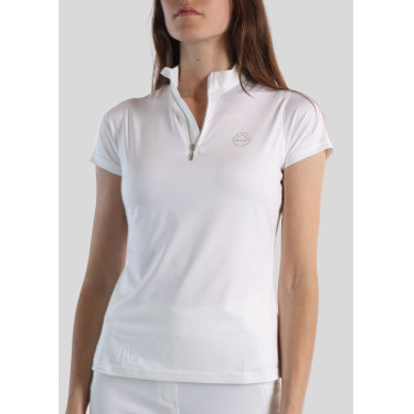 Pólo de concurso Montar Everly crystal logo Curve mulher Pólo de concurso Montar Everly crystal logo Curve mulher
