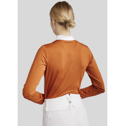 Polo de competição Montar MoRosie de manga comprida para mulher Polo de competição Montar MoRosie de manga comprida para mulher