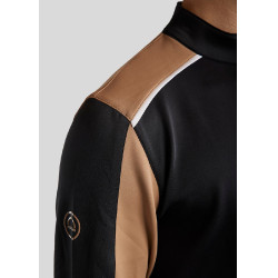 Polo de Equitação MoPhil de mangas compridas para homem Preto Polo de Equitação MoPhil de mangas compridas para homem Preto