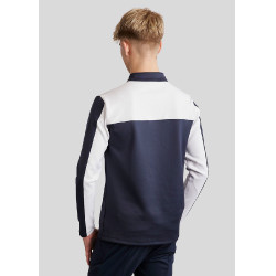 Polo de Equitação MoPhil de mangas compridas para homem Marinho escuro Azul