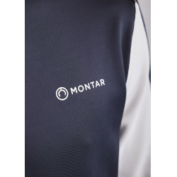 Polo de Equitação MoPhil de mangas compridas para homem Marinho escuro Azul