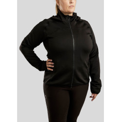 Casaco com fecho Montar com capuz Liza feminino Curve