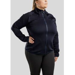 Casaco com fecho Montar com capuz Liza feminino Curve Marinho Azul-marinho Casaco com fecho Montar com capuz Liza feminino Curve Marinho Azul-marinho