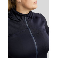 Casaco com fecho Montar com capuz Liza feminino Curve Marinho Azul-marinho