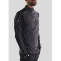 Camiseta de treino Montar de mangas compridas para homem Cinzento Camiseta de treino Montar de mangas compridas para homem Cinzento