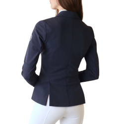 Casaco de competição Montar Bonnie feminino Marinho Azul-marinho