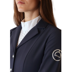 Casaco de competição Montar Bonnie feminino Marinho Azul-marinho