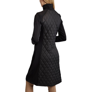 Casaco longo Montar MoQuinn híbrido acolchoado Curve feminino Preto