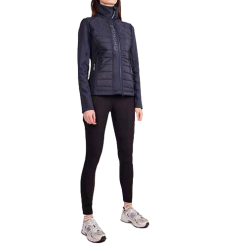 Casaco acolchoado feminino Montar Emma Marinho Azul-marinho