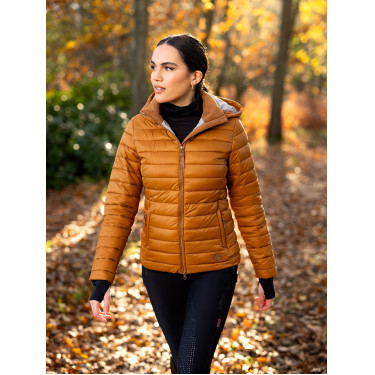 Casaco acolchoado com capuz LeMieux Tilly feminino Casaco acolchoado com capuz LeMieux Tilly feminino