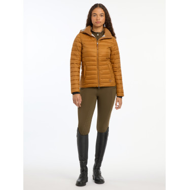 Casaco acolchoado com capuz LeMieux Tilly feminino Casaco acolchoado com capuz LeMieux Tilly feminino