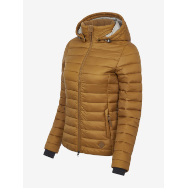 Casaco acolchoado com capuz LeMieux Tilly feminino Casaco acolchoado com capuz LeMieux Tilly feminino