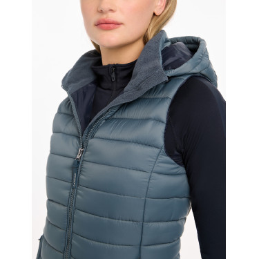Colete acolchoado sem mangas com capuz LeMieux Tilly feminino Colete acolchoado sem mangas com capuz LeMieux Tilly feminino