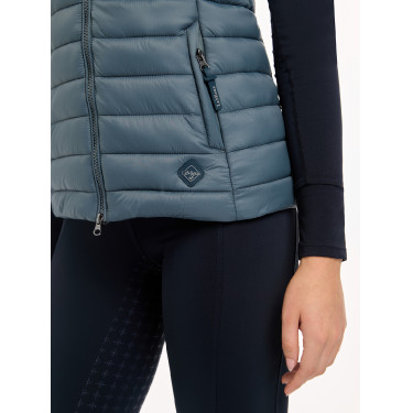 Colete acolchoado sem mangas com capuz LeMieux Tilly feminino Colete acolchoado sem mangas com capuz LeMieux Tilly feminino