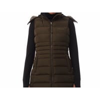 Colete acolchoado sem mangas LeMieux Harper Longline feminino Alpino Castanho Colete acolchoado sem mangas LeMieux Harper Longline feminino Alpino Castanho