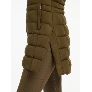 Colete acolchoado sem mangas LeMieux Harper Longline feminino Colete acolchoado sem mangas LeMieux Harper Longline feminino