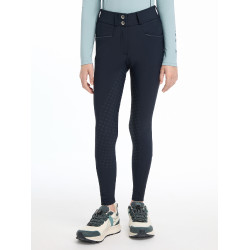 Calça LeMieux fundo de silicone Izzy Young Rider Marinho Azul-marinho