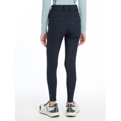 Calça LeMieux fundo de silicone Izzy Young Rider Marinho Azul-marinho