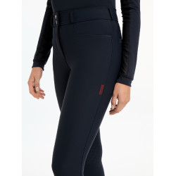 Calça LeMieux grip nos joelhos Isabelle feminina Marinho Azul-marinho