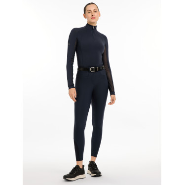 Calça LeMieux grip nos joelhos Isabelle feminina Marinho Calça LeMieux grip nos joelhos Isabelle feminina Marinho