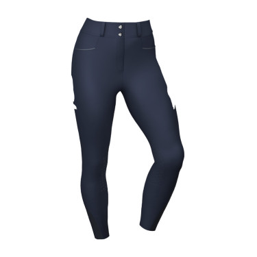 Calça LeMieux grip nos joelhos Isabelle feminina Marinho Azul-marinho