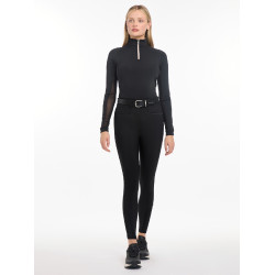 Calça LeMieux grip nos joelhos Isabelle feminina Preto