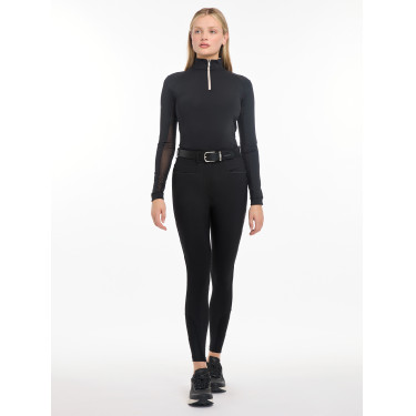 Calça LeMieux grip nos joelhos Isabelle feminina Preto