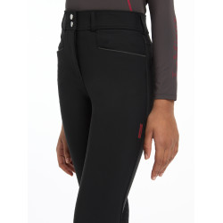 Calças LeMieux com grip nos joelhos Izzy Young Rider Preto Calças LeMieux com grip nos joelhos Izzy Young Rider Preto