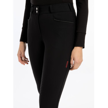 Calça LeMieux Isabelle full grip feminina Preto Calça LeMieux Isabelle full grip feminina Preto