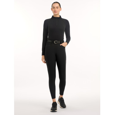 Calça LeMieux Isabelle full grip feminina Preto Calça LeMieux Isabelle full grip feminina Preto