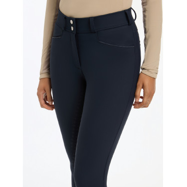 Calça LeMieux Isabelle full grip feminina Marinho Azul-marinho