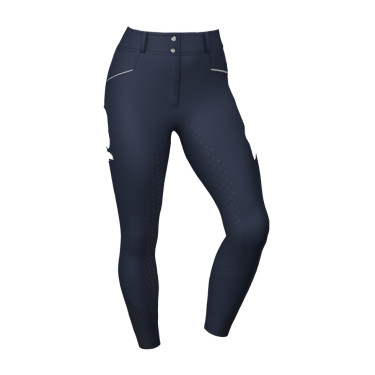 Calça LeMieux Isabelle full grip feminina Marinho Azul-marinho