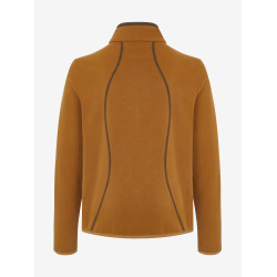 Pólar LeMieux com fecho éclair Felicity Young Rider Gengibre Castanho Pólar LeMieux com fecho éclair Felicity Young Rider Gengibre Castanho