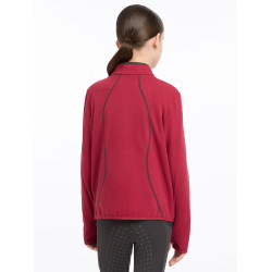 Pólar LeMieux com fecho éclair Felicity Young Rider Brasa Bordô Pólar LeMieux com fecho éclair Felicity Young Rider Brasa Bordô